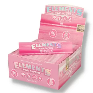 ELEMENTS KING SIZE SLIM PINK PACK OF 50