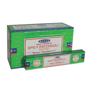 SATYA SPICY PATCHOULI 15G – 12PK