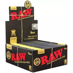 RAW BLACK KING SIZE SLIM PAPERS
