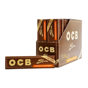 OCB BROWN CONNOISSEUR KING SIZE SLIM PAPERS + TIPS