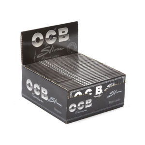 OCB BLACK KING SIZE SLIM PAPERS PACK OF 50