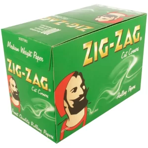 Zig Zag Green Standard Papers 100 Pack