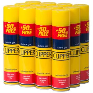 Clipper Butane Gas 300ML X 12