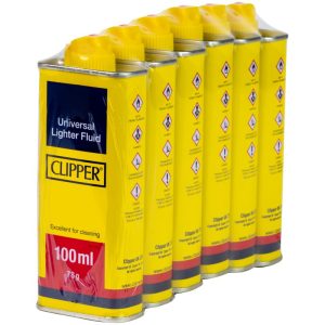 Clipper Lighter Fluid Can 100ml 6pk