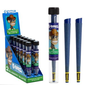 G-ROLLZ - TURPENE Blunt Cones - 12 Per Box - 2 Per Pack - Blueberry