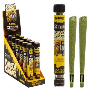 G-ROLLZ Blunt Cones - 12 Tubes Per Box - 2 Cones Per Tube - Dutch Blend