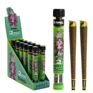 G-ROLLZ- Terpene Blunt Cones - 12 Per Box - 2 Per Pack - Mint