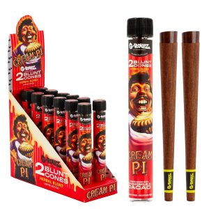 G-ROLLZ Blunt Cones - 12 Tubes Per Pack - 2 Cones Per Tube - Cream Pi
