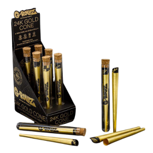 G-rollz 24K Gold Cone - 6 Tubes Per Pack - 1 Cone Per Tube
