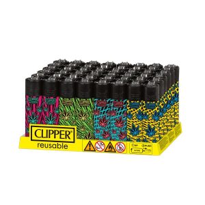 CLIPPER LIGHTERS PRINT DESIGNS PACK OF 48