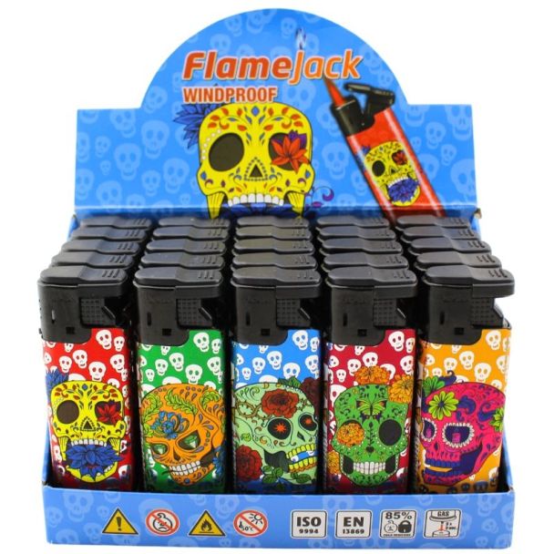 Electronic Jet Lighters Pack of 25 - Designs - Image 4